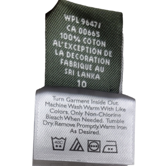 Eddie Bauer Women's Cargo Pants Wide Leg Loose Fit Khaki Tan Solid Size 10 - Picture 5 of 7